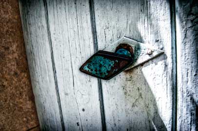 Porte blanche