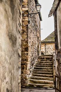 St Eulalie d'olt escalier